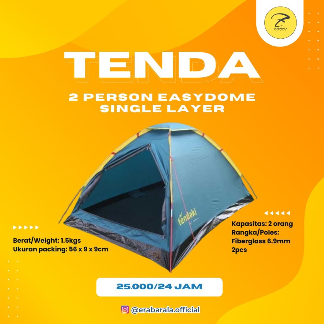Tenda 2 Person Easydome Single Layer