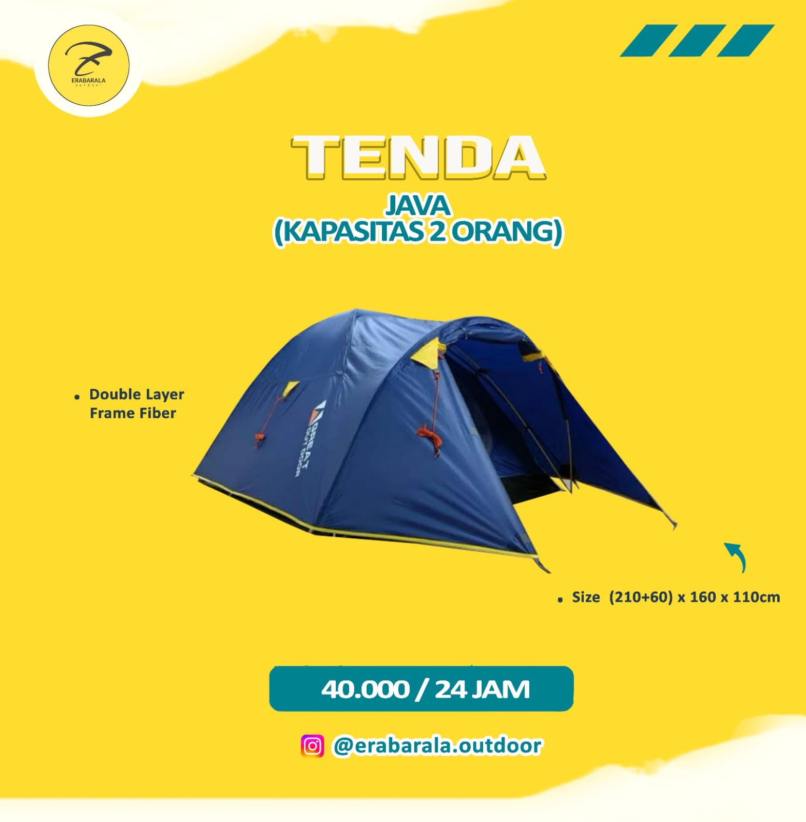 Tenda 2 Person Java