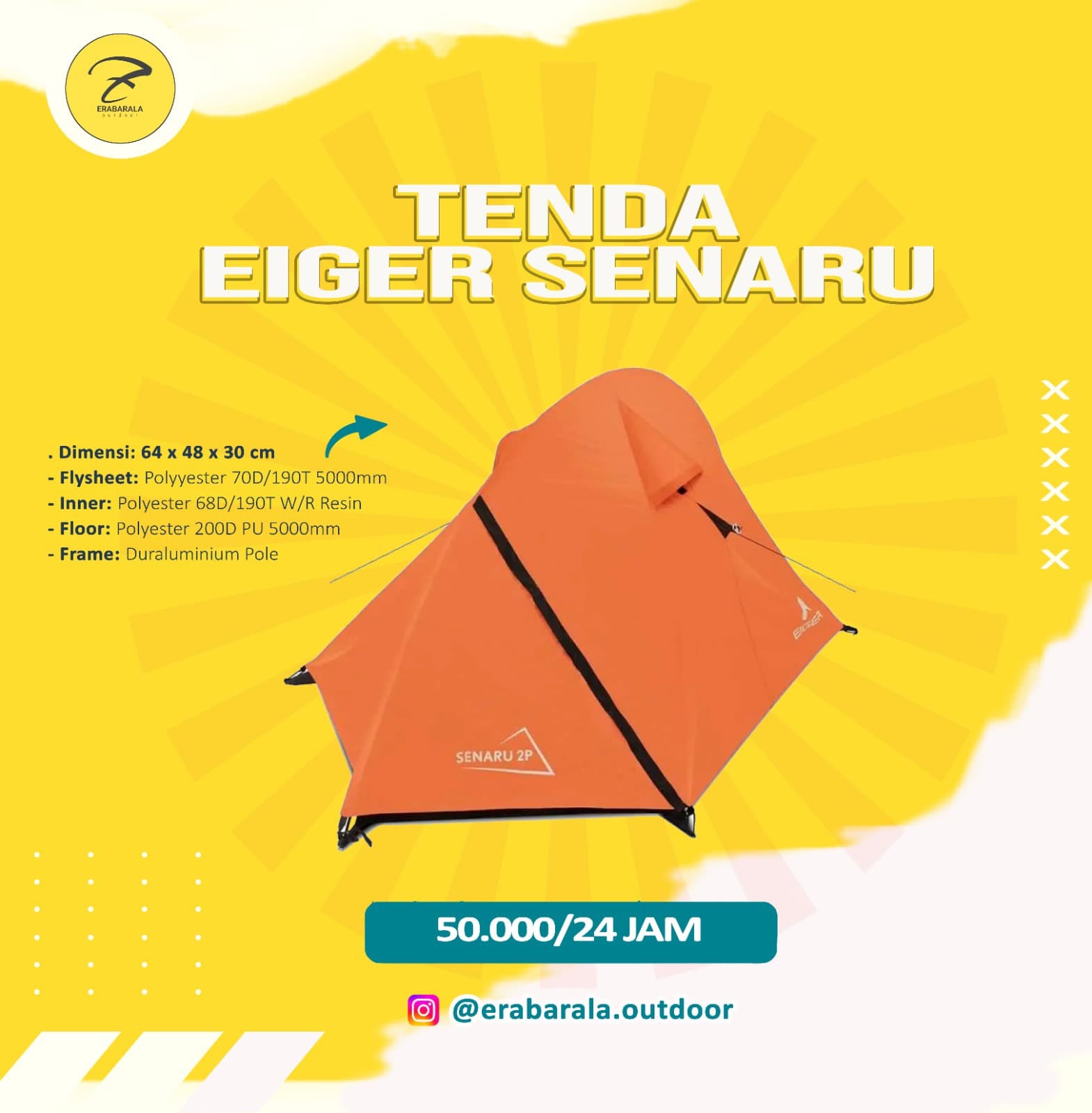 Tenda 2 Person Senaru