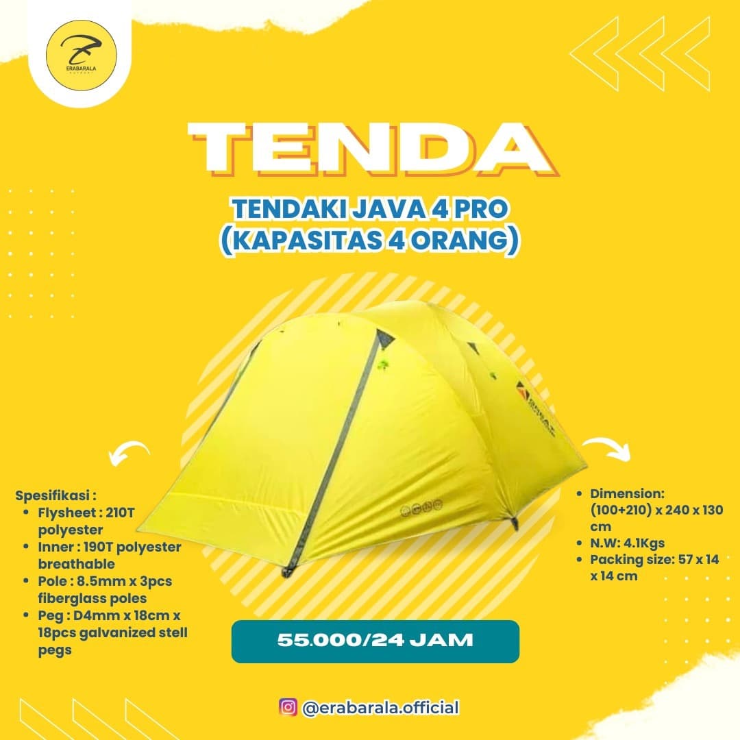 Tenda 4 Person Java