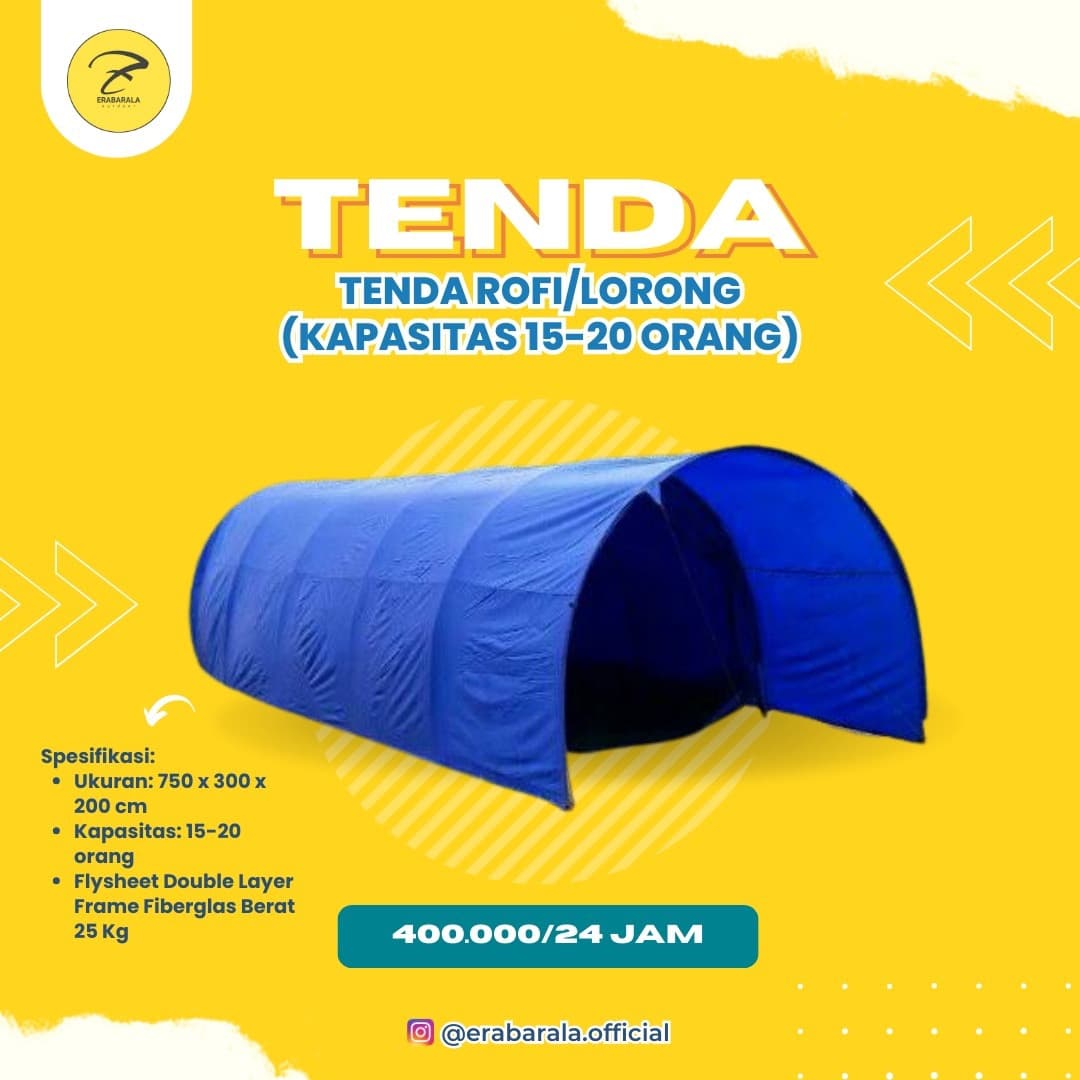 Tenda 20 Person Rofi Lorong