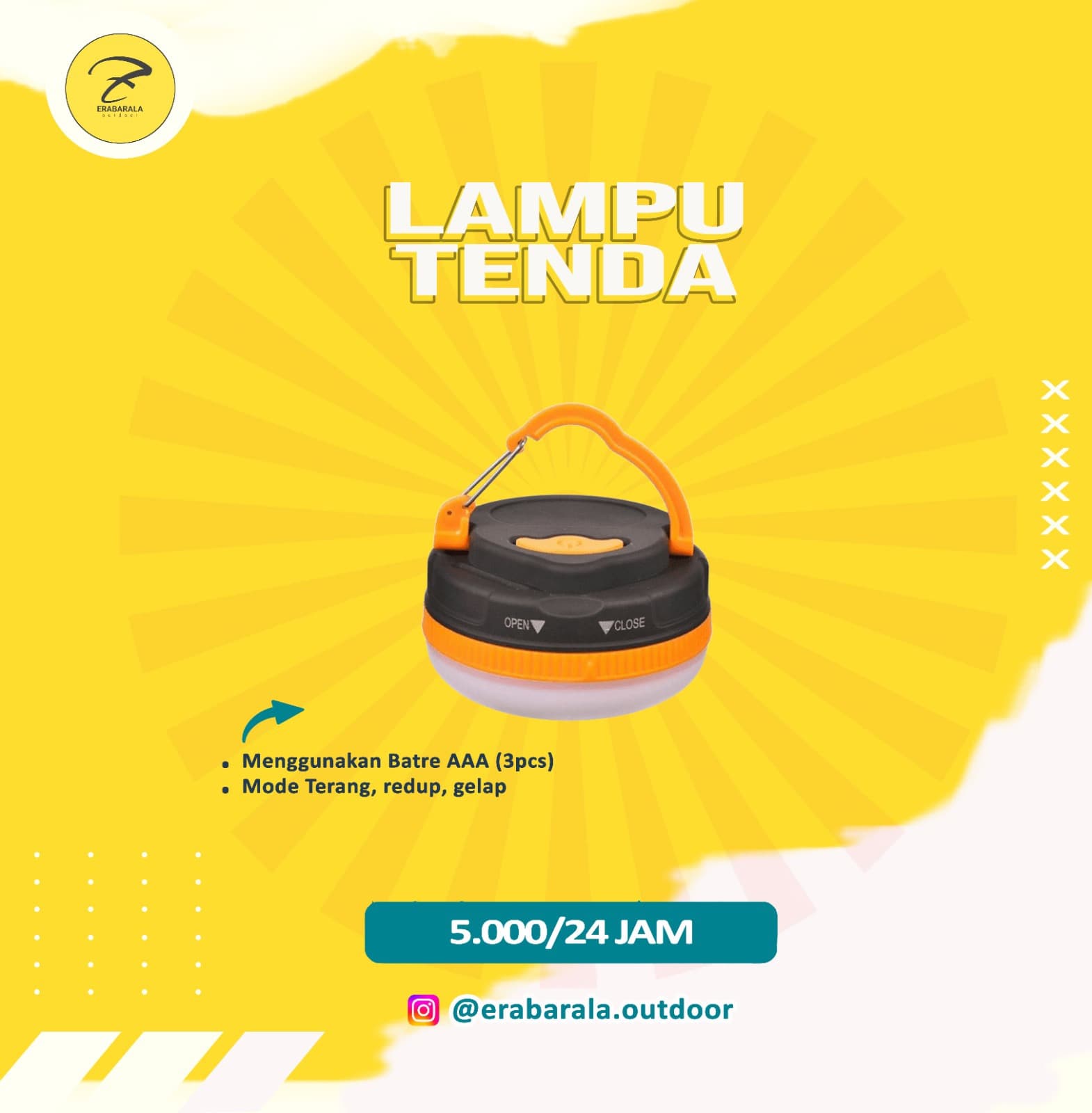 Lampu Tenda